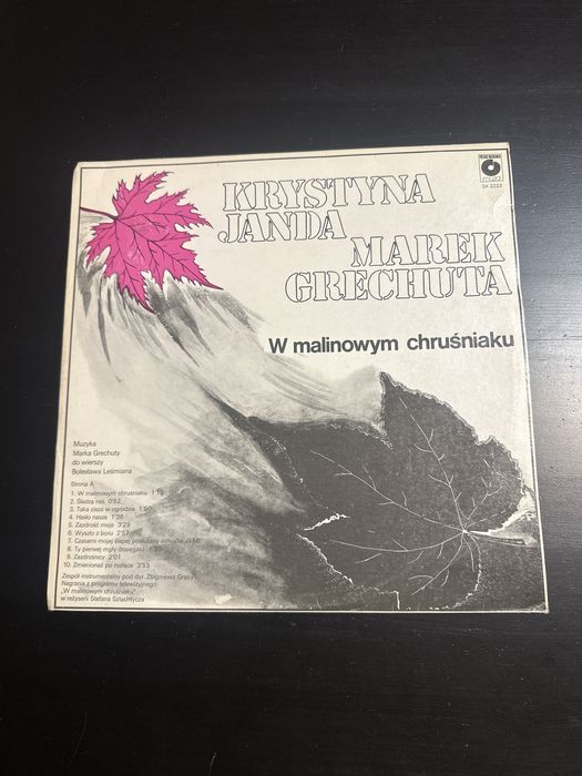 Krystyna Janda Marek Grechuta W Malinowym Chruściaku 1984 winyl