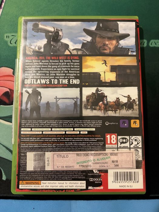 Jogo Red Dead Redemption para Xbox 360