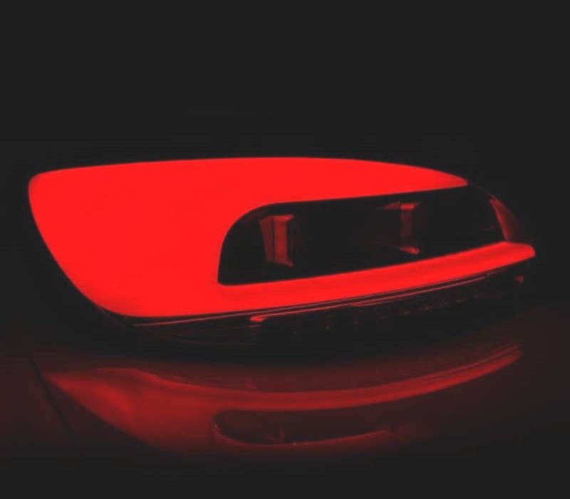 FAROLINS TRASEIROS PARA VOLKSWAGEN VW SCIROCCO LED BAR CARDNA LIGHT 08-14 VERMENHO FUMADOS
