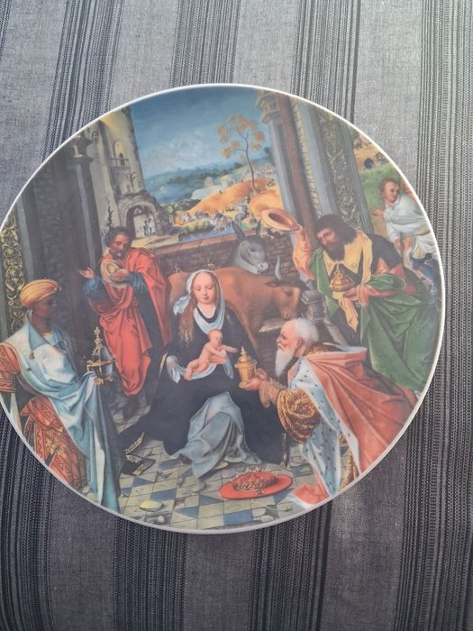 Pratos de Natal Vista Alegre colecção,anos 80