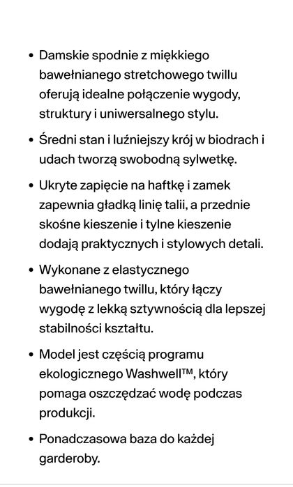 Spodnie GAP slim city crop 3/4 nowe