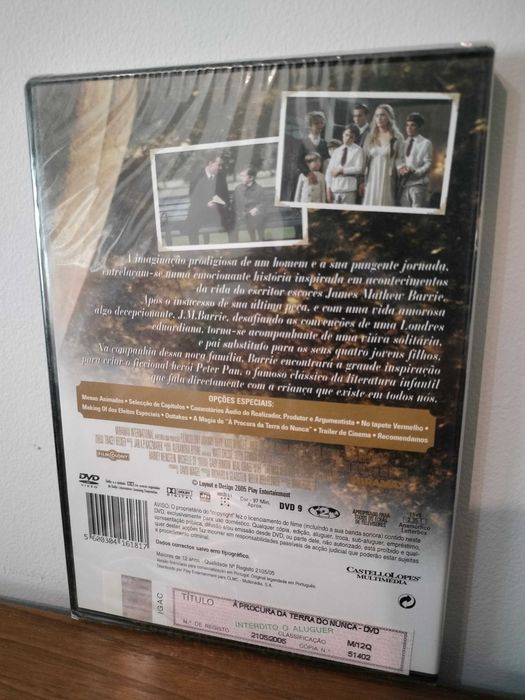 DVD Movie: Finding Neverland (Sealed)64750815392898122