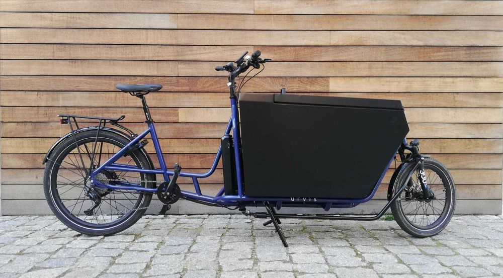 Rower elektryczny cargo Urvis Business ze skrzynią, Wyprzedaż! Raty 0%