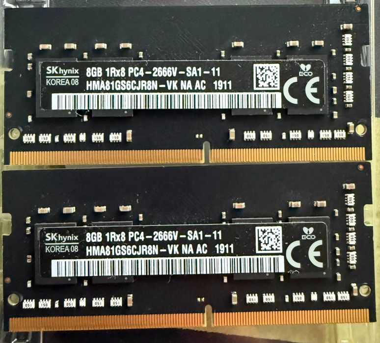 SK hynix 16GB (2x8GB) DDR4 2666MHz – oryginał z Mac mini 2018