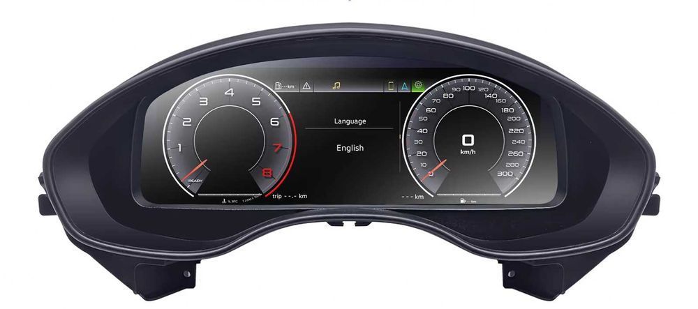 ZEGARY CYFROWE Virtual Cockpit Audi R8 wyświetlacz licznik 12.3 cala LCD IPS + PROFESJONALNY MONTAŻ