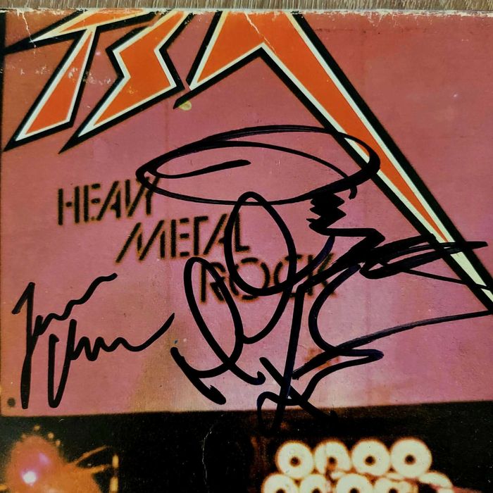 TSA - Heavy metal rock, first edition, AUTOGRAFY, LP