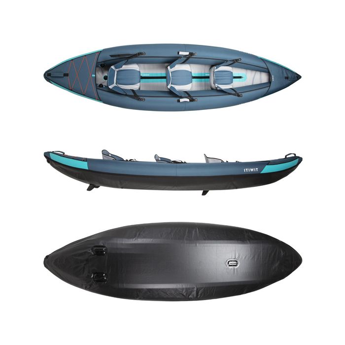 Canoa Kayak Insuflável de Passeio 2/3 Lugares