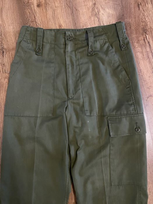 Вінтажні військові штани Military Cargo Olive Green / Army Vintage