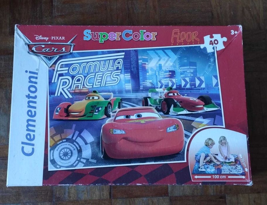 Conjunto de 3 puzzles com peças grandes para criança