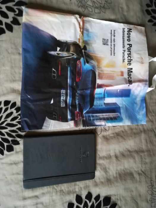 Caderno PORSCHE com capa em cabedal NOVO64739480658434121