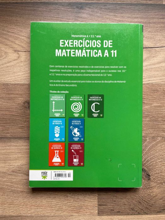 Livro exercícios de matemática A 11