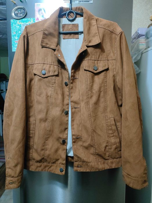 CUBUS эко замша/ короткая куртка/ L-ка/новая/Швеция