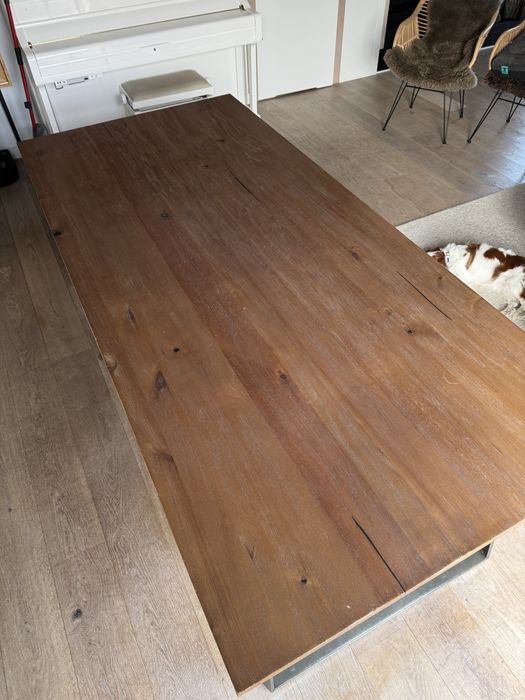 Henders Hazel stol drewniany dębowy dąb 220x100 jak kler ikea jysk ...