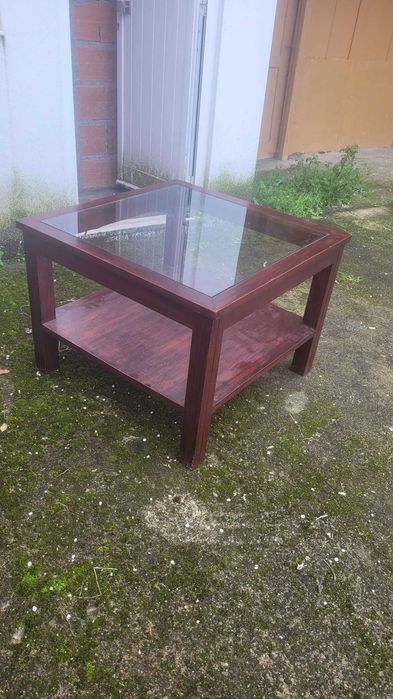 Mesa Centro Apoio Forte Vidro