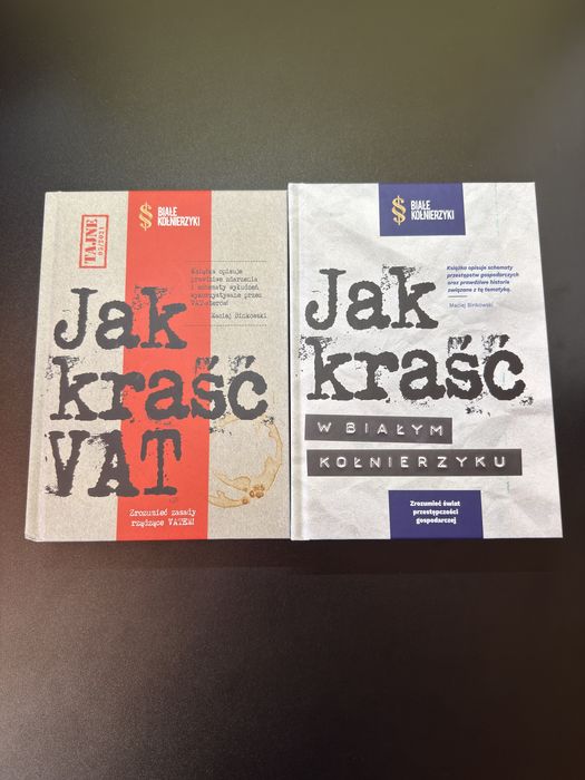 Jak kraść VAT + Jak kraść w białym kołnierzyku || Autograf autora