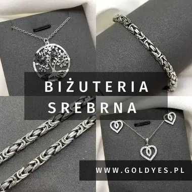 Srebro komplety biżuteria próby 925 Goldyes Jubiler
