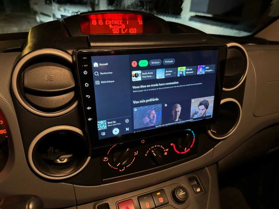 Auto Rádio Citroen, Berlingo B9, Peugeot Partner anos 2008 até 2019