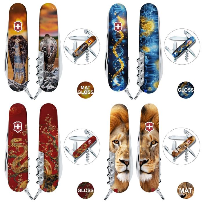 Знижки Ніж Victorinox Spartan Ukraine Тризуб Silver Змія Animal ДНК