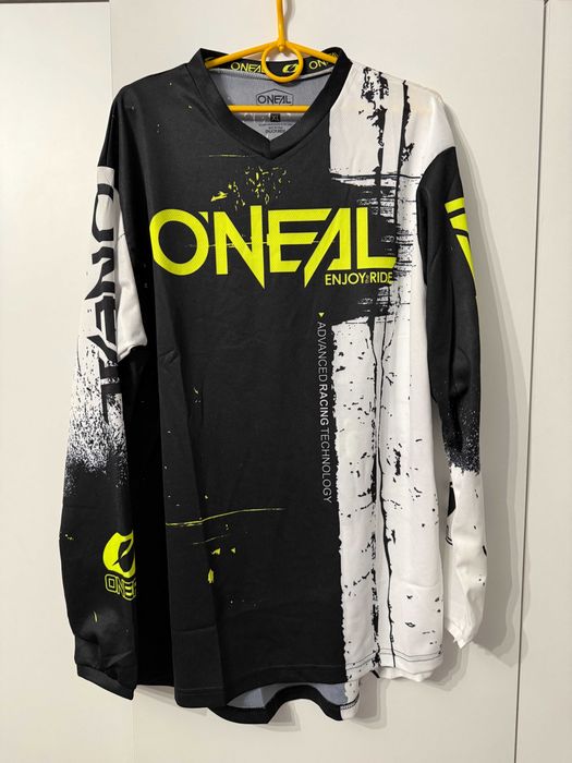 Strój Oneal Element SHRED mx(Black White Fluo)(cross,quad,enduro,mtb)