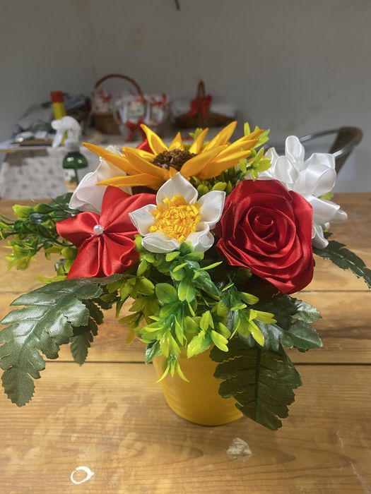 Flores de cetim