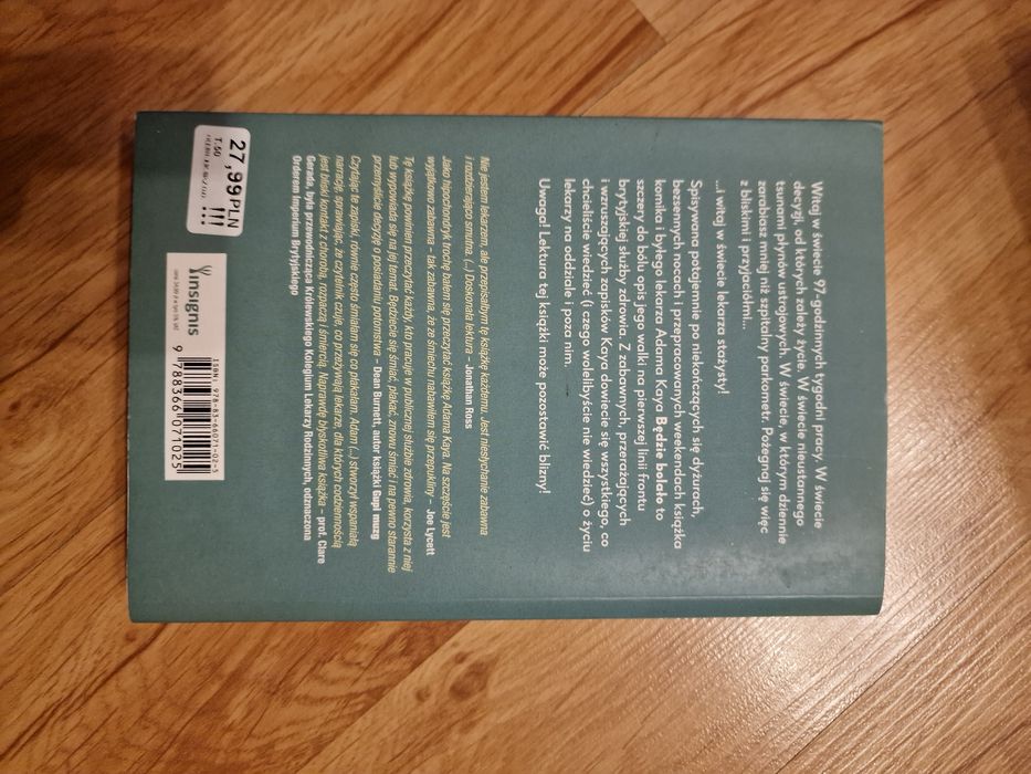 "Będzie bolało" Adam Kay