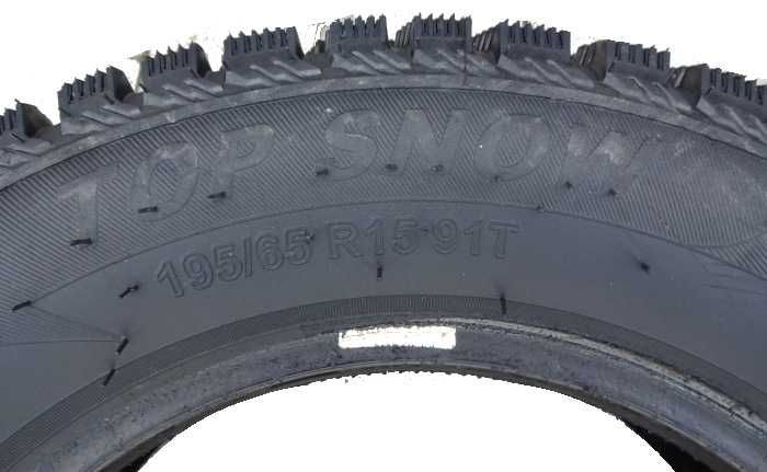 4x Opony Bieżnikowane 195/65R15 Zimowe HK4 I Gatunek