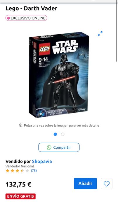 Lego star wars darth vader