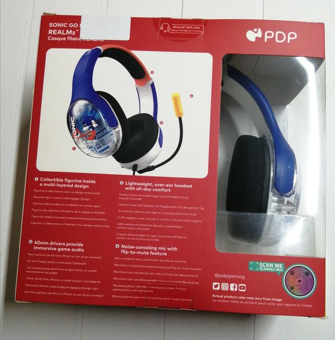 Auscultadores Nintendo switch Sonic