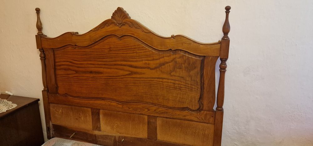 Cabeceira de cama para projecto com chalky paint