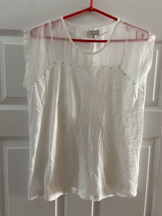 Bluzka Zara bez rekawow