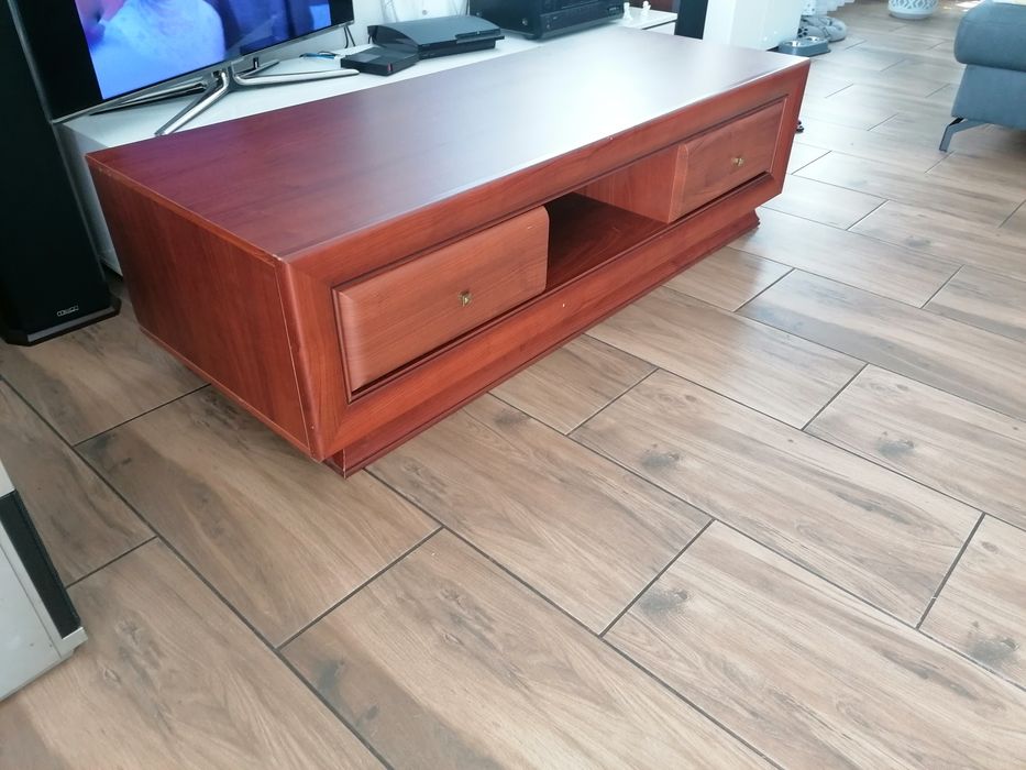 Szafka rtv Black Red White Largo