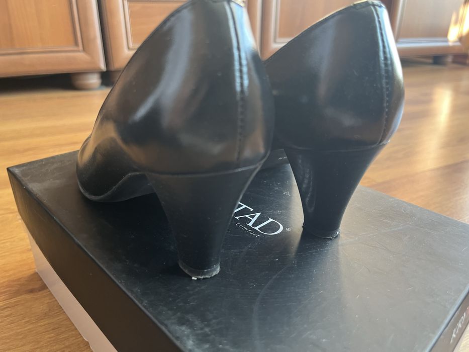 Buty ze skóry czarne