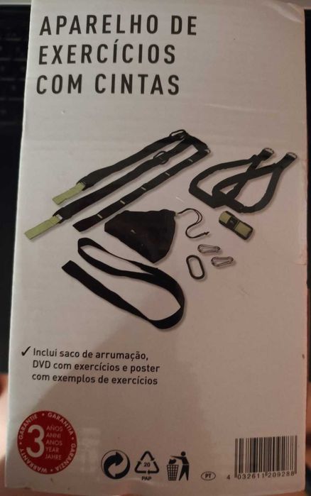 Aparelho de exercício com cintas CRIVIT (Lidl) – treino completo