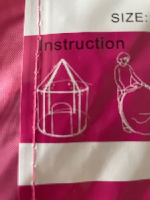 Namiot różowy 135/105