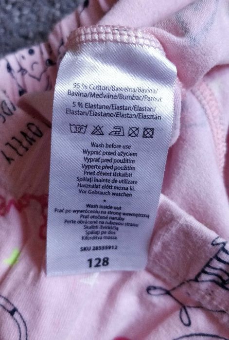 Legginsy Pepco, rozmiar 128 cm (7 - 8 lat), dziewczęce.