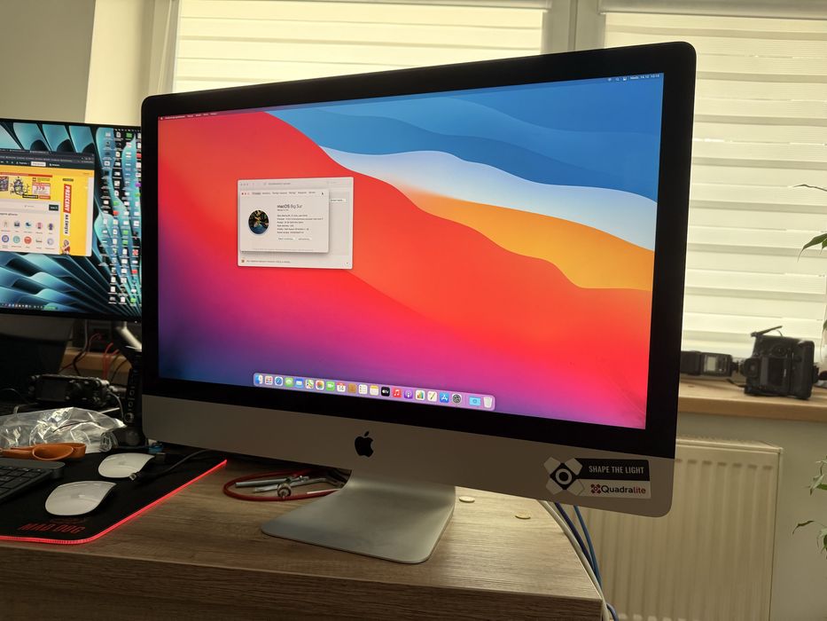 iMac 27 cali Retina 32GB ram 500GB SSD + 4TB hdd i7 4Ghz Radeon 4GB