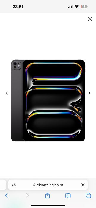 Vendo Apple iPad Pro 13" (2024) M4, Wi-Fi  + teclado + caneta