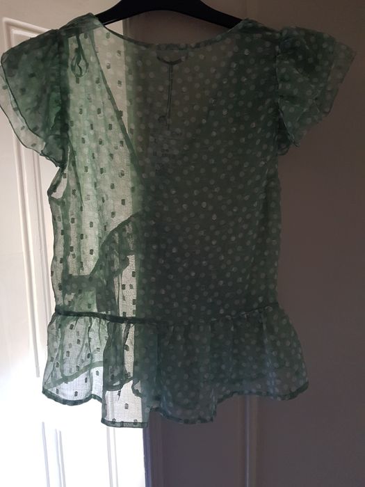 Blusa verde água