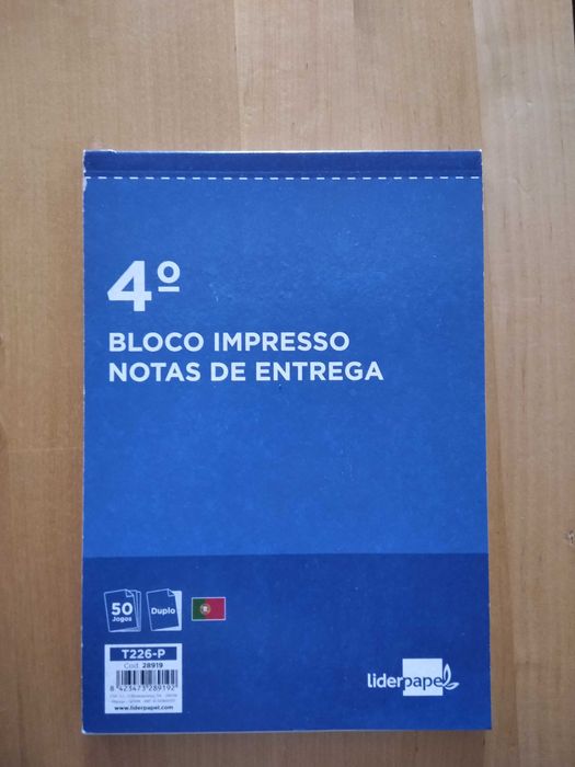 Notas de entrega duplicado