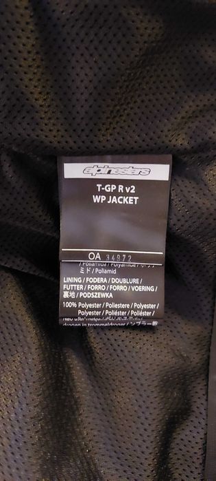 Casaco Moto Alpinestars T-GP R v2 WP (Tamanho M) – C/ Forro e Proteção Opcional
