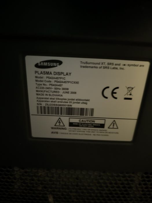 Telewizor Samsung ps42a457p1cxxe
