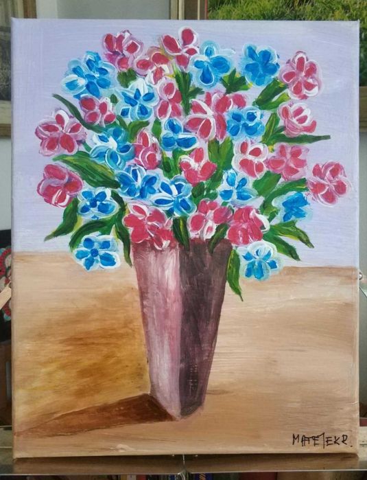 Obraz Kwiaty w wazonie