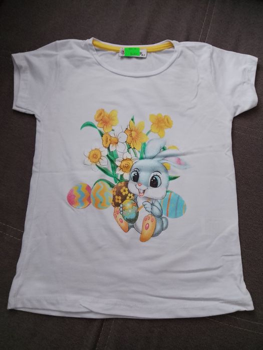 T-shirt wielkanocny - rozmiar 6/7 lat