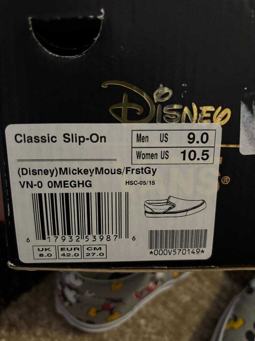 Vans Slip-On x Disney 42 б/у