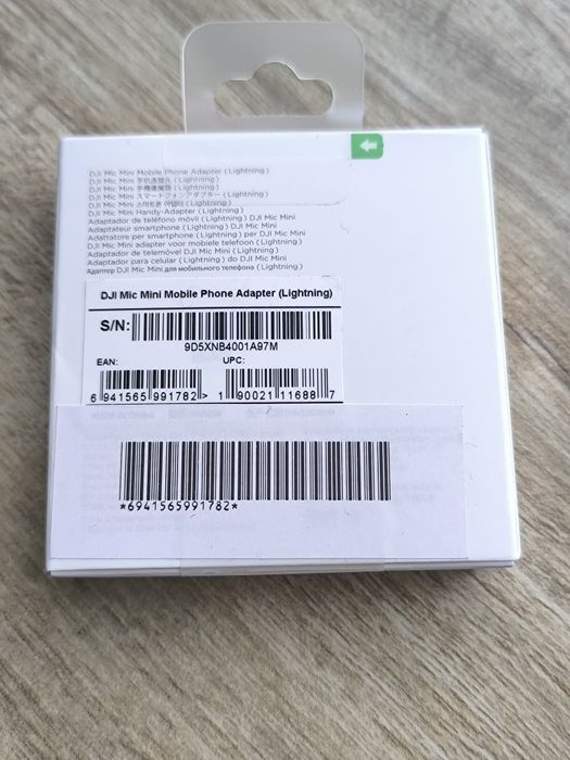 Nowy Adapter Lightning DJI Mic Mini do iPhone / Apple NOWY