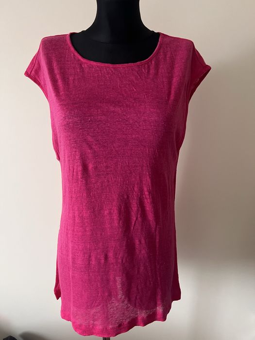 Massimo Dutti bluzka tunika jak nowa len 100%