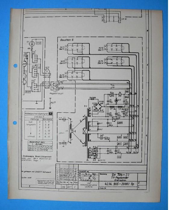 Instrukcja generator GV-704 21 RFT DDR