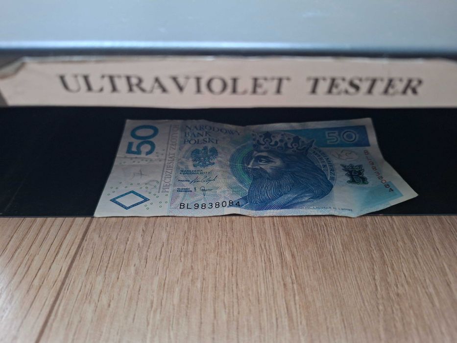 Tester banknotów ultrafiolet