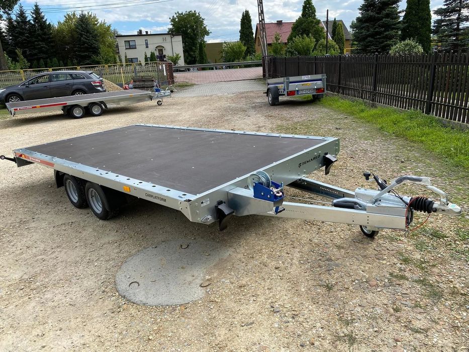 TEMARED CARPLATFORM 4021 2,7 T  Platforma laweta przewóz maszyn pojazdów sklejka 400x210 2700DMC