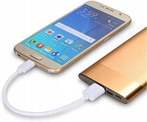 Zestaw 4 kabli micro USB 20CM białe YISEN